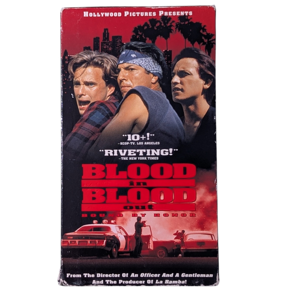 Blood In Blood Out Vintage VHS Movie 1993 Hollywood Pictures